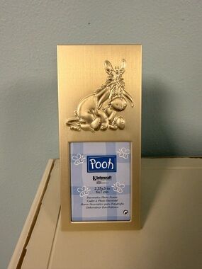Disney Winnie the Pooh Eeyore Metal Photo Frame Intercraft Baby Nursery Decor